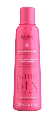 Shampoo, Acondicionador, Máscara Nano Btx 250ml Richée