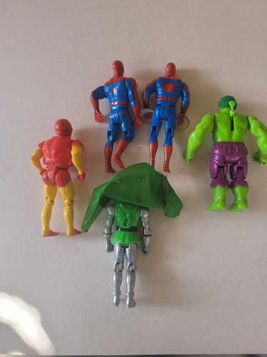 Marvel Super Hero Toybiz Vintage 90s Spiderman Ironman (Usado)
