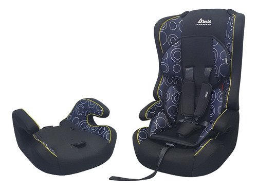Autoasiento Booster D Bebe Maxi 2 En 1 Color Negro Negro