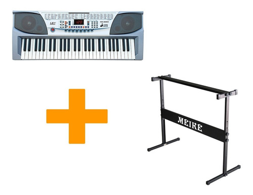 Teclado Musical Mk 2083 Con Sonidos + Soporte Stand