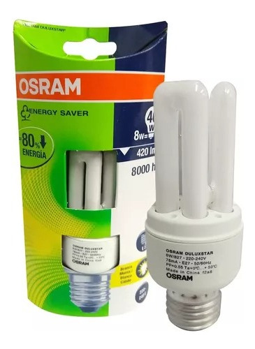 Lámpara De Bajo Consumo 8w Osram Duluxstar