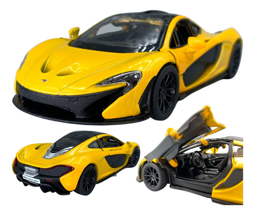 Miniatura Mclaren P1 Carro Ferro Coleção 13cm Kinsmart
