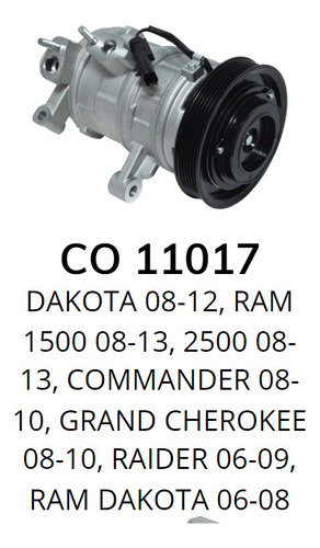Compresor De A/c Automotriz Grand Cherokee 08-10