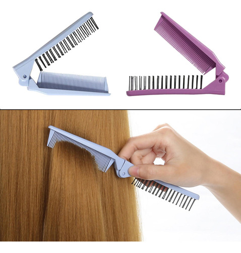 2 Uds Cepillo De Peine De Pelo Plegable Cepillo De