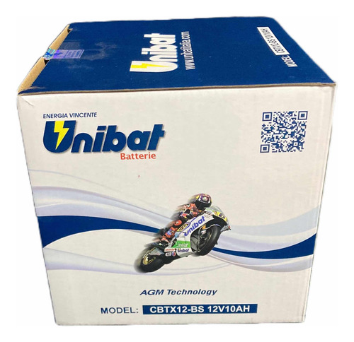 Batería Unibat Cbtx12 - Ytx12 Vstrom Dl650 Italiana