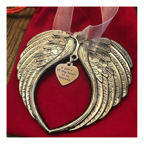 Parte De Mi Corazón En Christmas Memorial Angel Wing