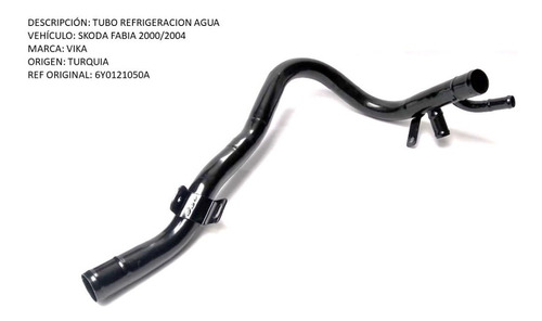 Tubo Refrigeracion Agua Skoda Fabia 2000/2004 