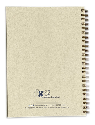 Imagen 3 de 3 de Eco Cuaderno Escolar Tapa Blanda - Fundación Garrahan - E