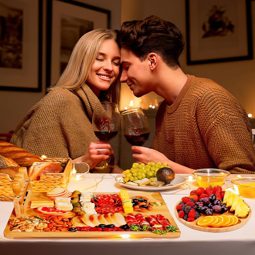 Tabla De Queso Con Cuchillos Y Tenedores, Regalo Boda