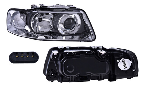 Faro Ad P/ Audi A3 2001-2003
