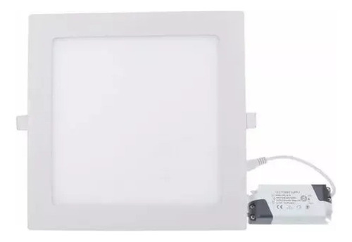 Plafon Embutible Led Fria 6w = 30w Cuadrado 360lm Candela