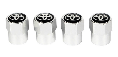 Set X4 Tapas Válvulas Plásticas Aire Rueda Para Toyota
