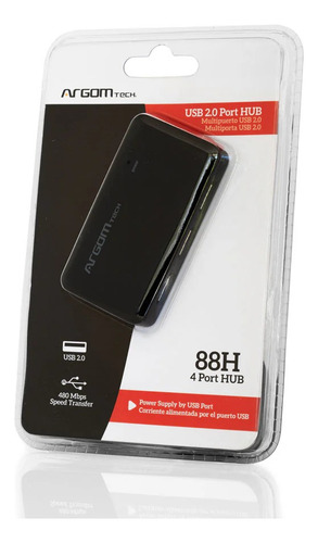 Hub Usb Universal De 4 Puertos