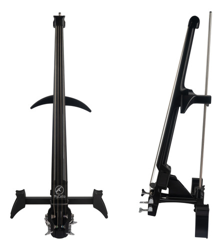 Violoncelo Cello 4/4 Elétrico Compacto Mycello Preto