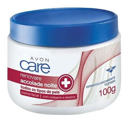 Imagem 1 de 1 de Creme Facial Noite Care Renovare Accolade 100g - Avon