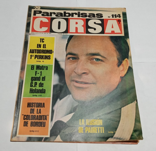 Corsa 114 Gaston Perkins , El Matra F1 Gano El Gp De Holanda