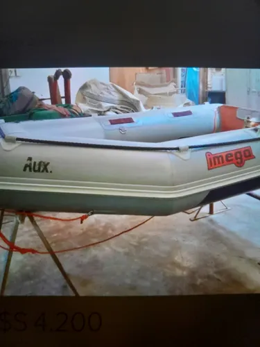 Bote Inflable Imega De Hypalon,motor Yamaha 2 Hp
