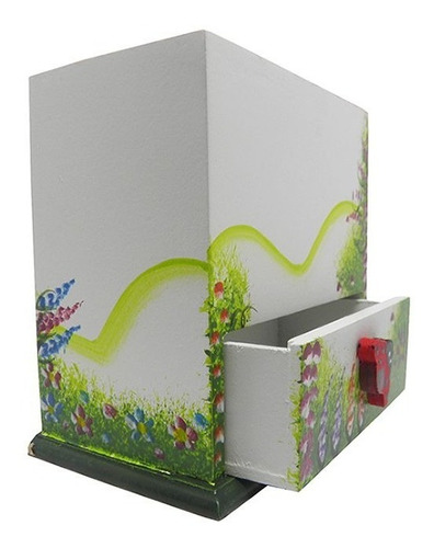 Porta Joias Organizador De Bijuterias Brinco Branco Com Rosa