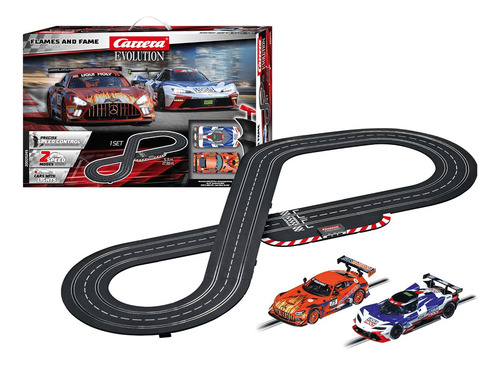 Autorama Carrera Evolution 5,3 Flames And Fame 1/32 2 Carros