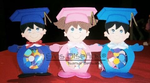 Portabombon Distintivos Graduacion Foami Recuerdos Baby Show