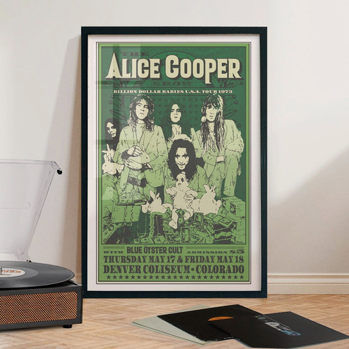 Cuadro 60x40 Rock - Alice Cooper Tour