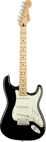 Guitarra eléctrica Fender Player Stratocaster de aliso 2010 black brillante con diapasón de arce