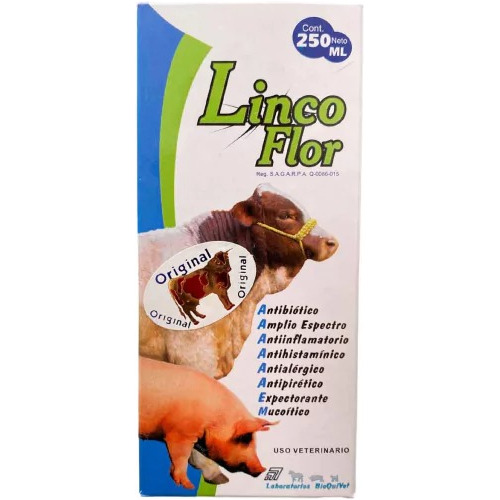 Lincoflor 300 Ml Para Caballo , Cerdos , Pollos