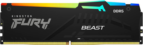 Memoria Ram Kingston Fury Beast Rgb, Ddr5, 32gb, 5200mhz