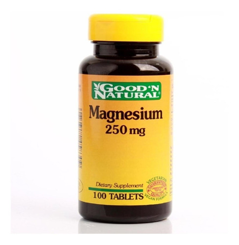 Magnesio 250 Mg X 100 Tab - Goodn Natural