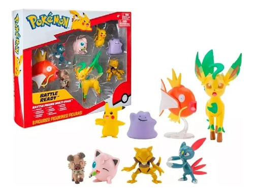 Pokemon Multi Pack X8 Figuras Battle Ready Coleccion 2542 Ed