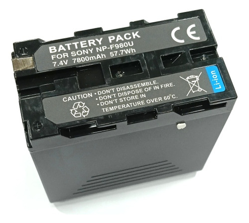 Batería Np-f980 Usb Para Foco Led