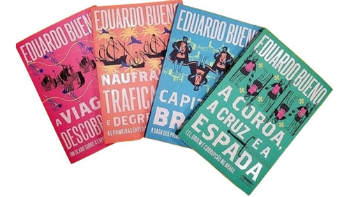 Kit 4 Livros Eduardo Bueno Terra Brasilis, De Eduardo Bueno., 2020