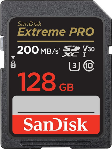 Memoria Sd Sandisk Extreme Pro 128gb 200mb/s 4k Factura