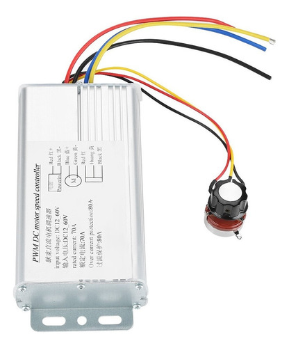 Dc 12v-60v 70a Pwm Controlador De Velocidad Del Motor