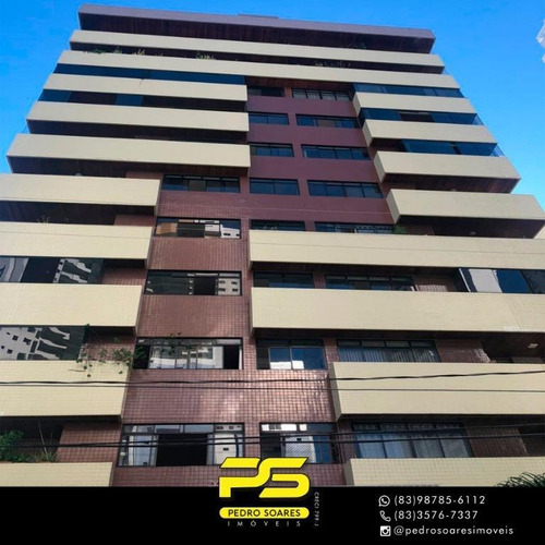 Apartamento Com 3 Dormitórios À Venda, 140 M² Por R$ 365.000 - Tambaú - João Pessoa/pb - Ap3139