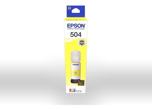 Epson 504  70 Ml  Amarillo Original Recarga De Tinta Otec