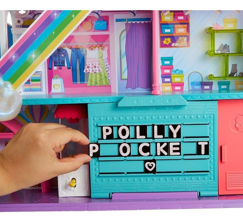 Polly Pocket Set De Juego Centro Comercial Dulces Sorpresas