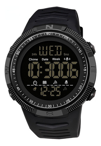 Reloj Electrónico Luminoso Impermeable Sanda Para Hombre .