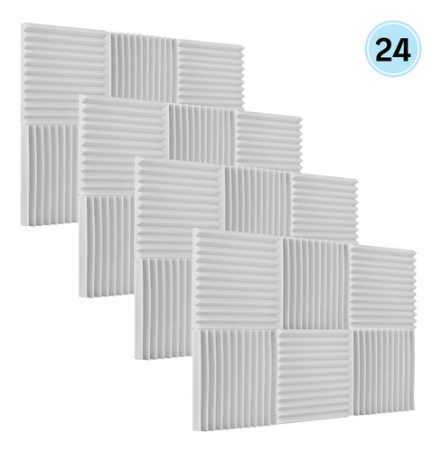 24 Unidades/pacote Studio Foams Sound Insulation Foam Sound