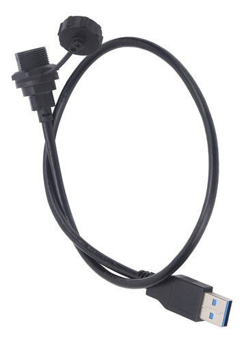 Conector Usb De Toma De Corriente Impermeable Tipo C, Rosca