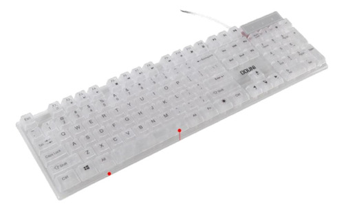 Teclado Rgb Retroiluminado Teclas De Multimedia Práctico
