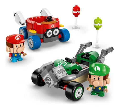 Lego®super Mariotmmario Karttm:bebé Mario Vs. Bebé Luigi 321 Mario Bros