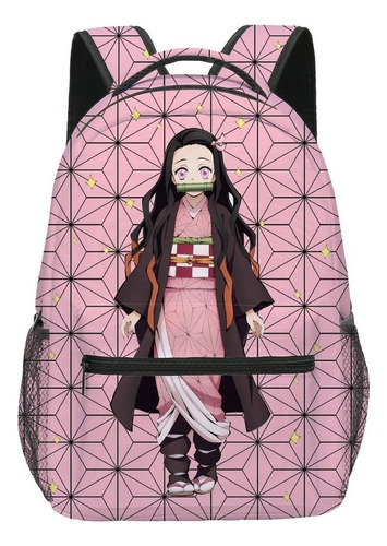 Mochila Escolar Demon Slayer Tanjirou Nezuko