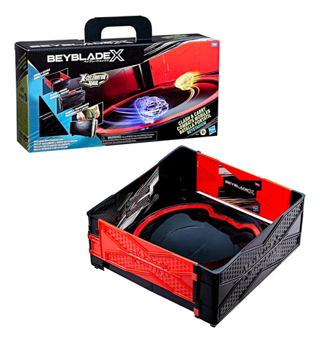 Beyblade X Clash & Carry Beystadium Battle Arena Spinning...