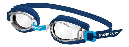 Óculos De Natação Infantil Mergulho Speedo Captain Jr Azul