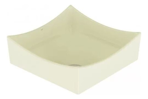 Cuba para banheiro de sobrepor Japi Ravena branco 34.5cm x 34.5cm 11cm de altura