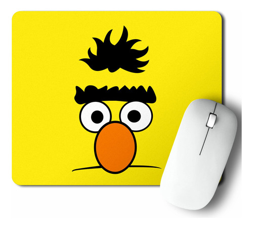 Mouse Pad Sesame Street Bert Face (d0385 Boleto.store)