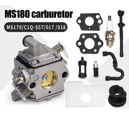 Para A Serra De Óleo De Carburador Stihl Ms180 170 C1q-s57 0