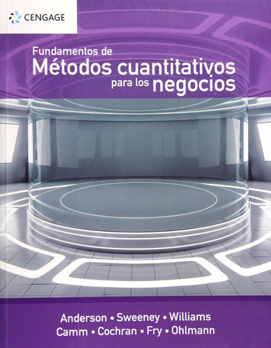 Fundamentos De Metodos Cuantitativos Para Los Negocios