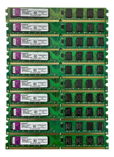 2gb 667mhz Ddr2 Kingston Pc2-5300 Kvr667d2n5/2g 10 Pzs Pc (Reacondicionado)